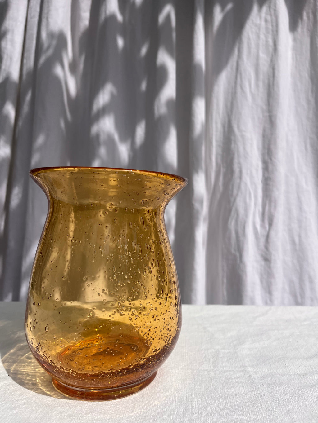 Photophore ou petit vase doré - Biot