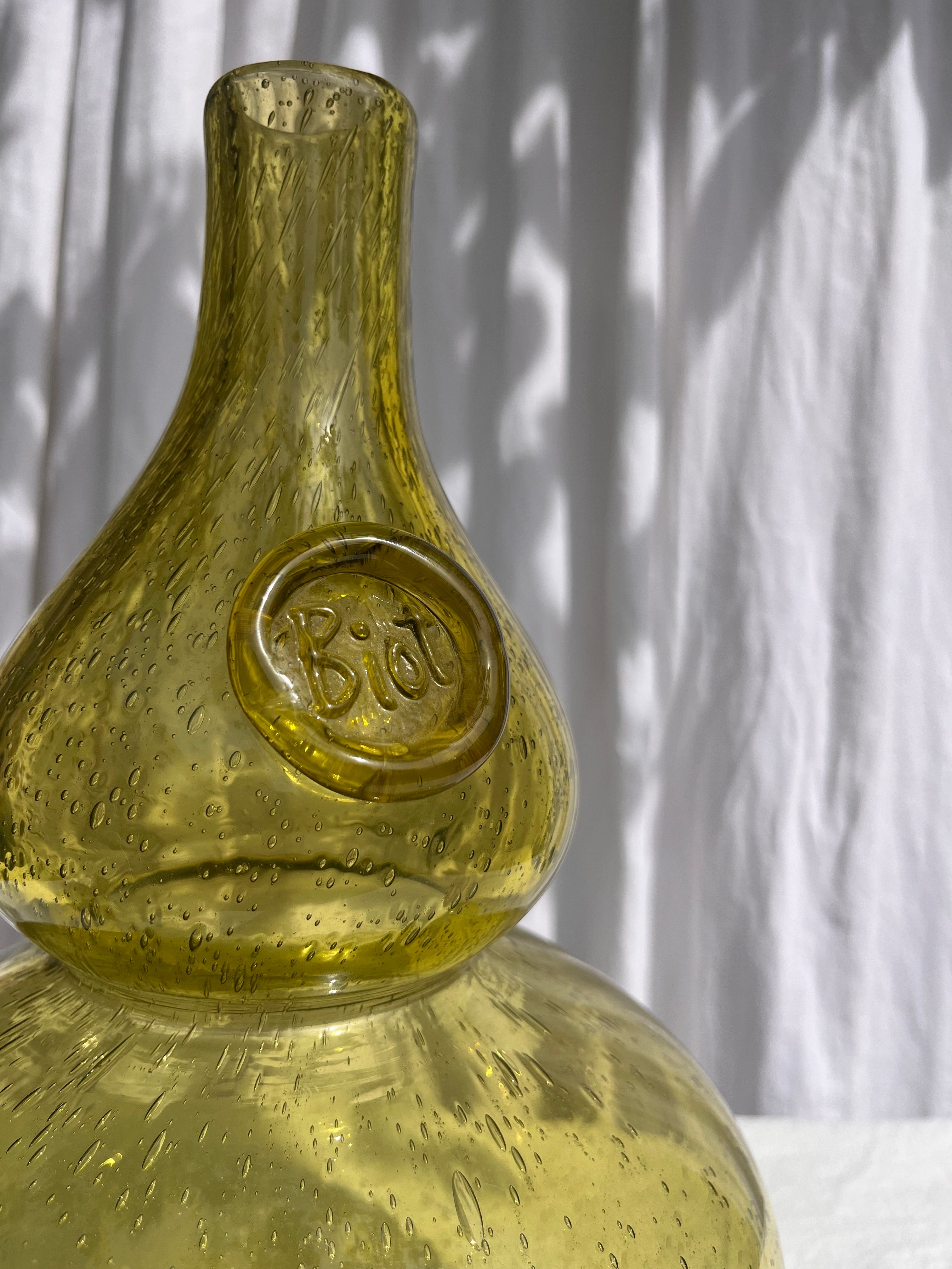Bouteille coloquinte géante et son bouchon - Biot