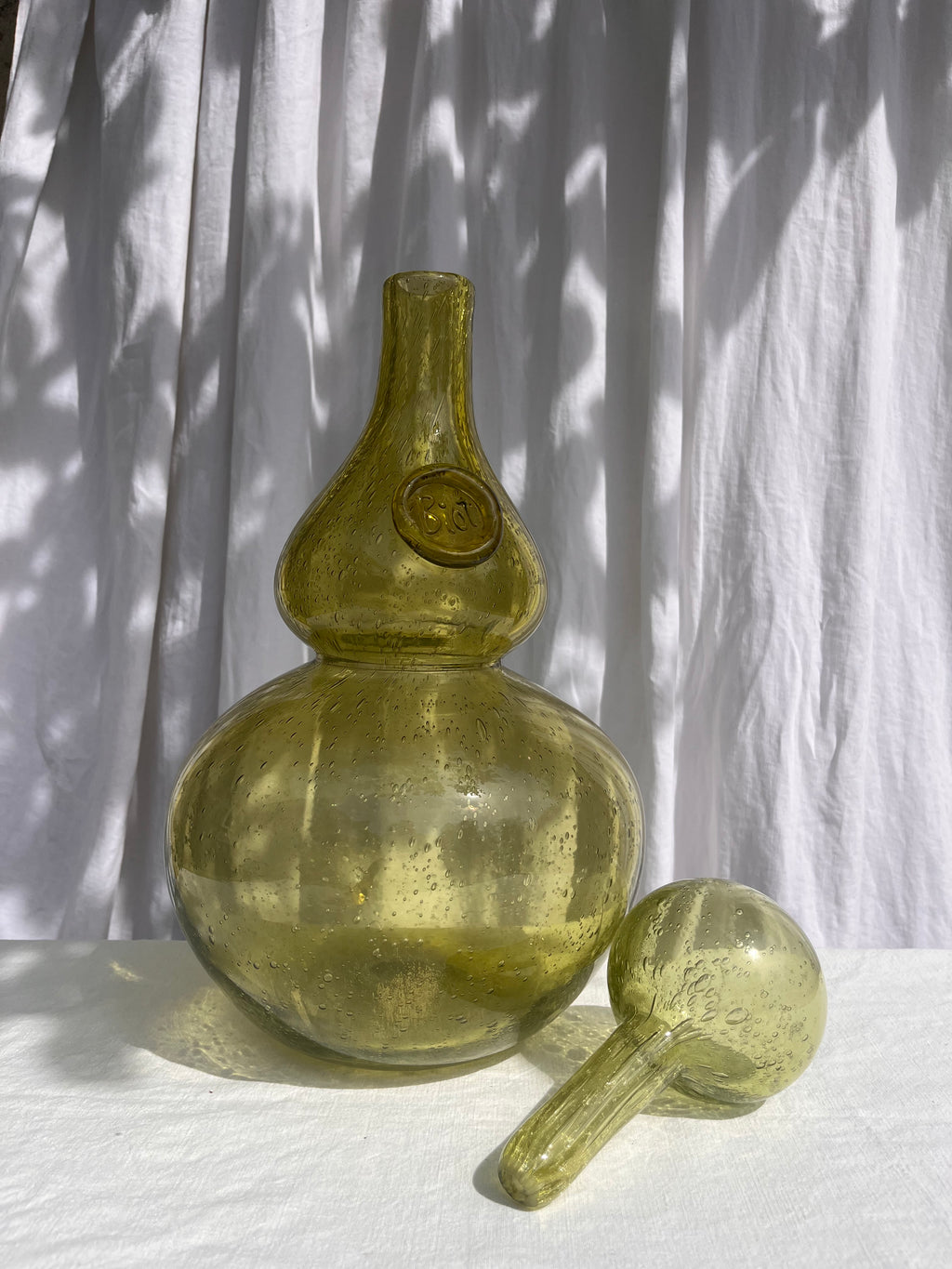 Bouteille coloquinte géante et son bouchon - Biot