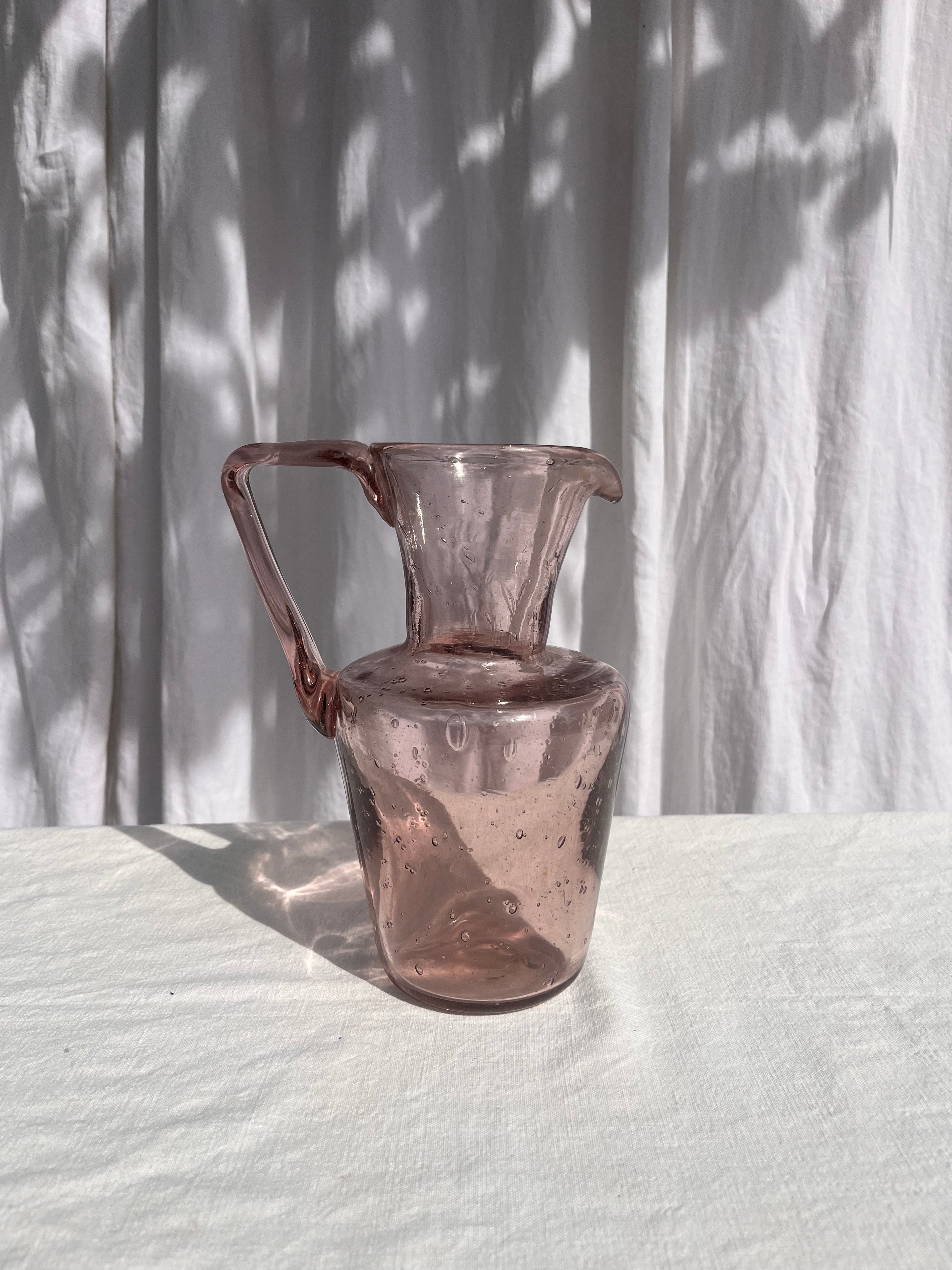 Pichet rectiligne rose - Biot