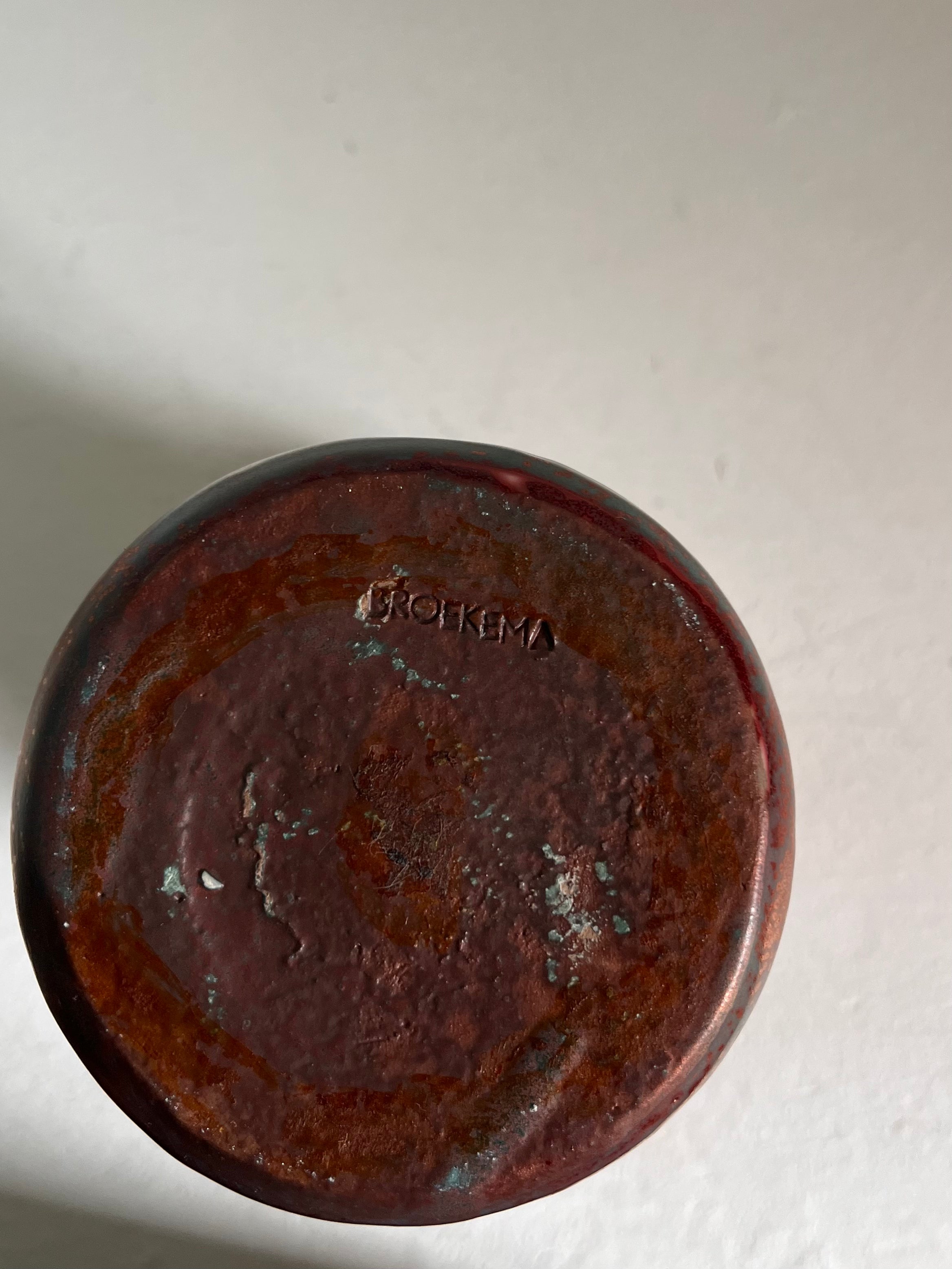 Vase métallisé Johan Broekema
