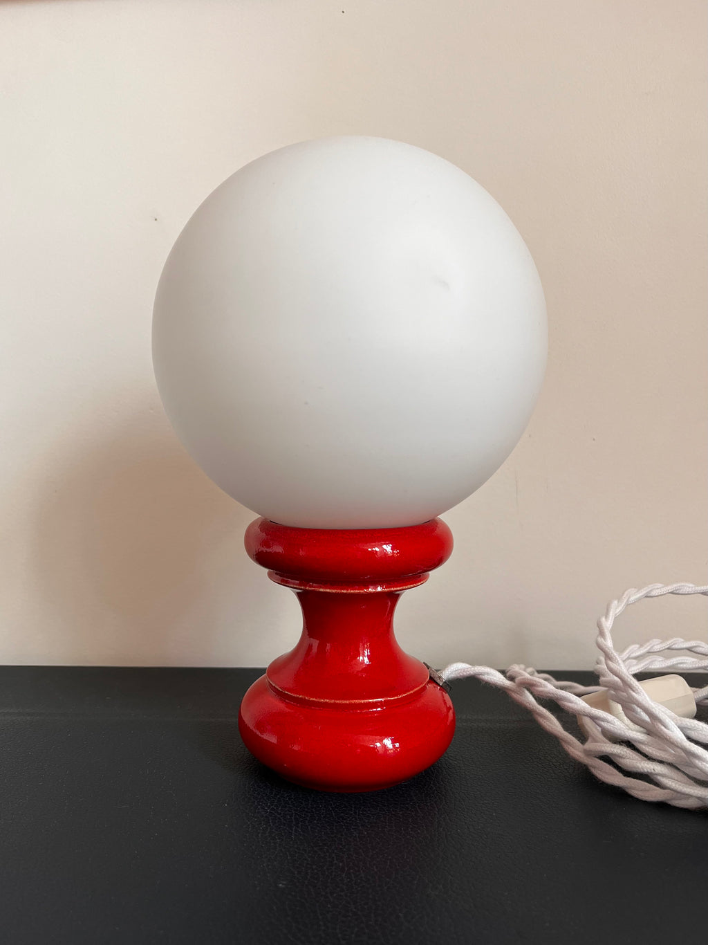Lampe rouge sixties